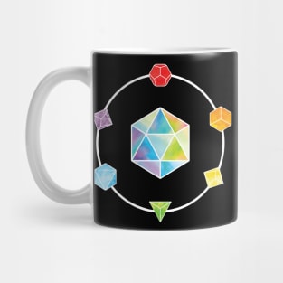 DnD Dice Circle Mug